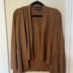 Kendall & Kylie Tan Cape Elegant Draped Design